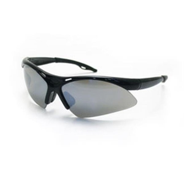 Sas Safety SAS Safety 540-0203 DIAMONDBACK Eyewear - Smoke Mirror Lens; Black Frame with Polybag SAS-540-0203